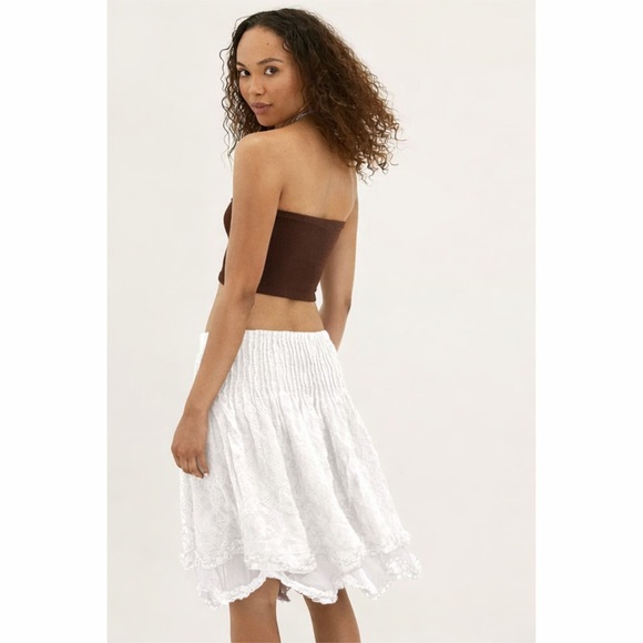 FREE PEOPLE Sanderson Midi Skirt - Tea - Picture 3 of 11